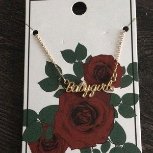 Babygirl necklace